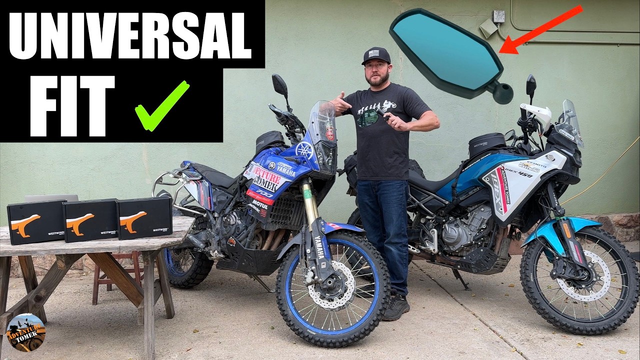Больше никаких разбитых зеркал на бездорожье! | Складные зеркала Westwind Moto