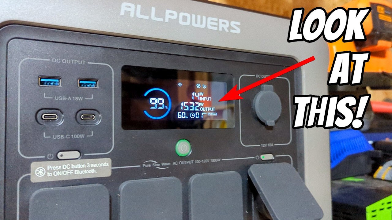 Портативная электростанция ALLPOWERS R1500 — она может всё!