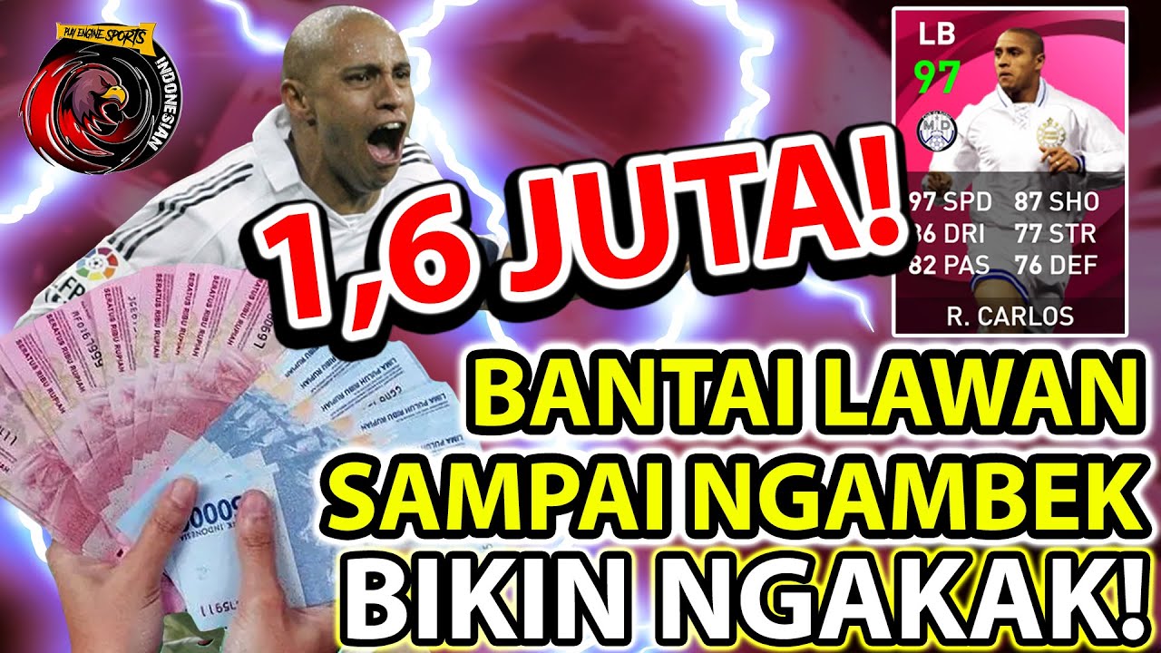 GW TOP UP 1,6 JUTA DEMI R. CARLOS ICONIC REAL MADRID & BANTAI LAWAN RATING TINGGI SAMPAI NGAMBEK!
