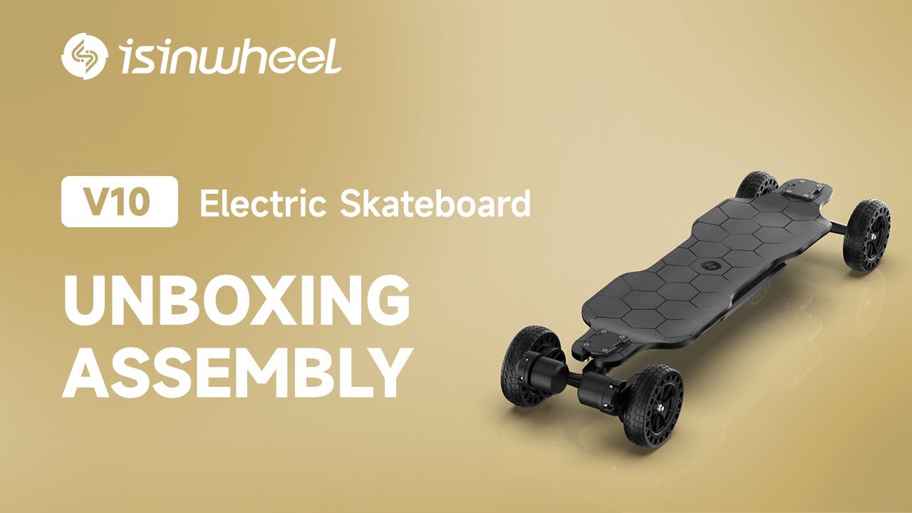 Unboxing l isinwheel V10 Off Road Electric Skateboard
