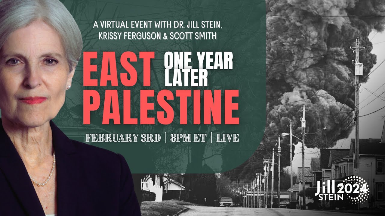 East Palestine: One Year Later | Dr. Jill Stein with Krissy Ferguson & Scott Smith