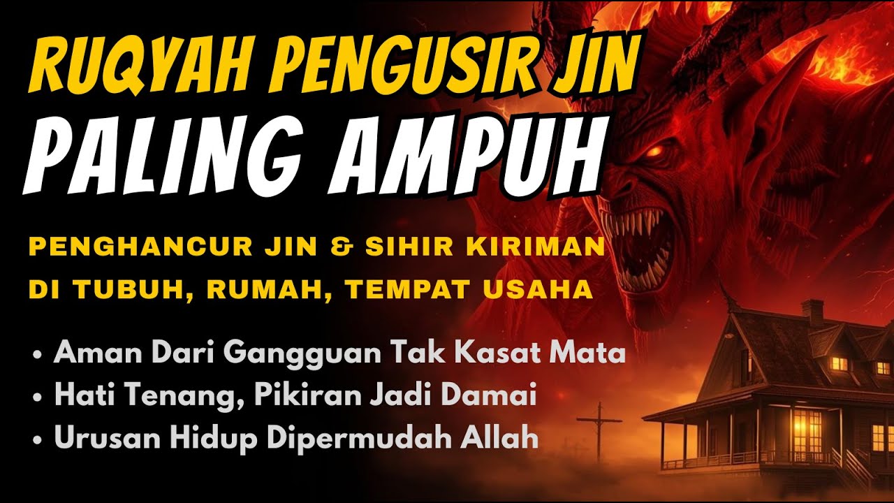 DENGARKAN INI‼️ Ruqyah Rumah dan Diri Sendiri dan Keluarga, Pengusir Jin Setan Sihir Tenangkan Jiwa