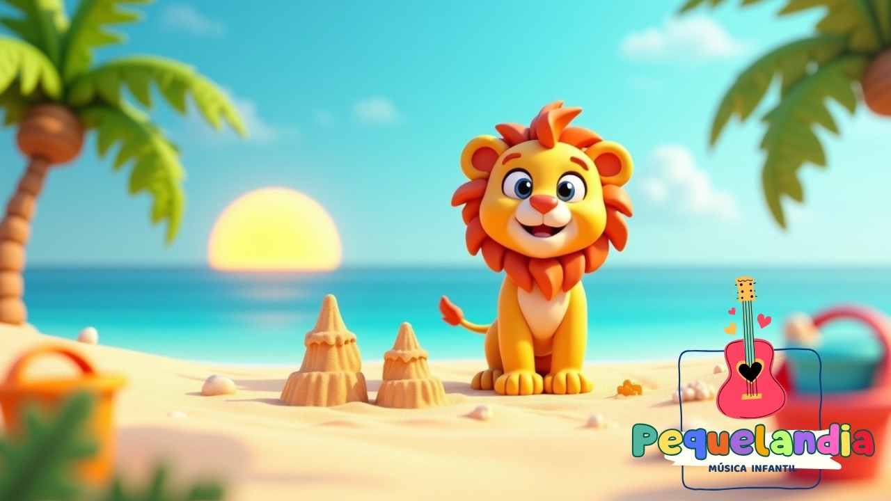 🦁 Leo el León – ¡Aventuras en la Sabana! 🎵 Música infantil divertida