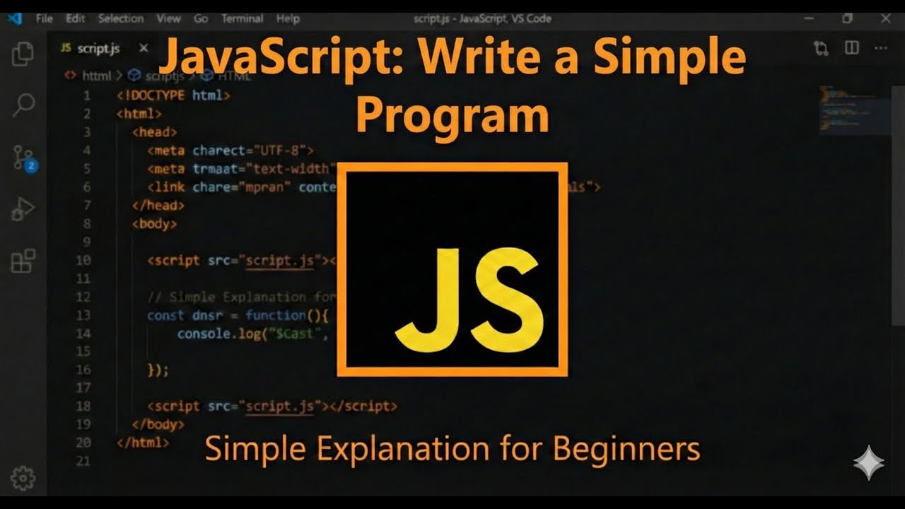 JavaScript: Create A Simple Program