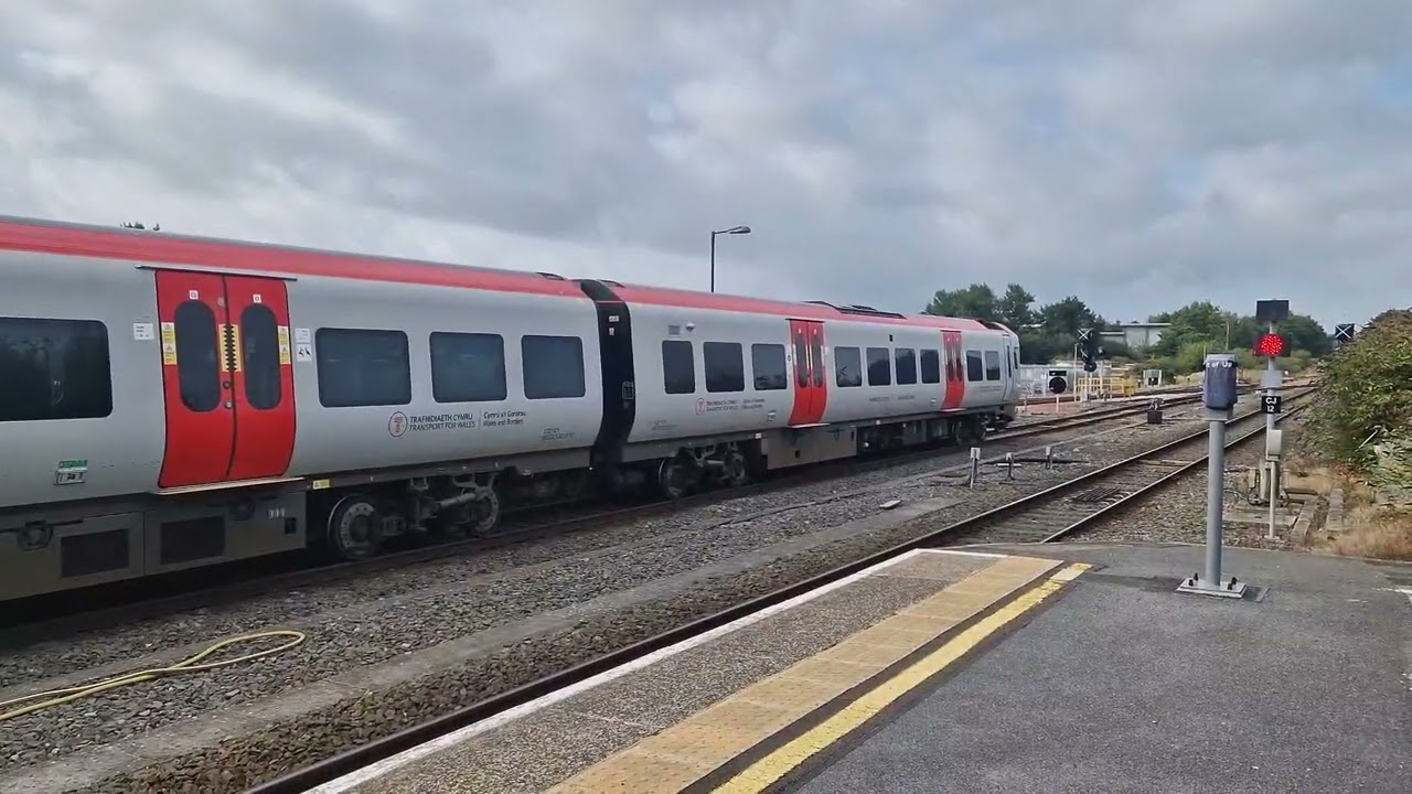 Carmarthen Station All Full Up! ~ Early Morning With TfW Trains Everywhere