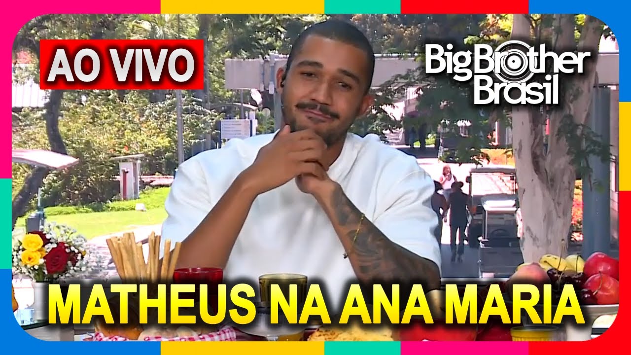 BBB 26: Matheus na Ana Maria Braga - Mais Você AO VIVO - Big Brother Brasil 2026 