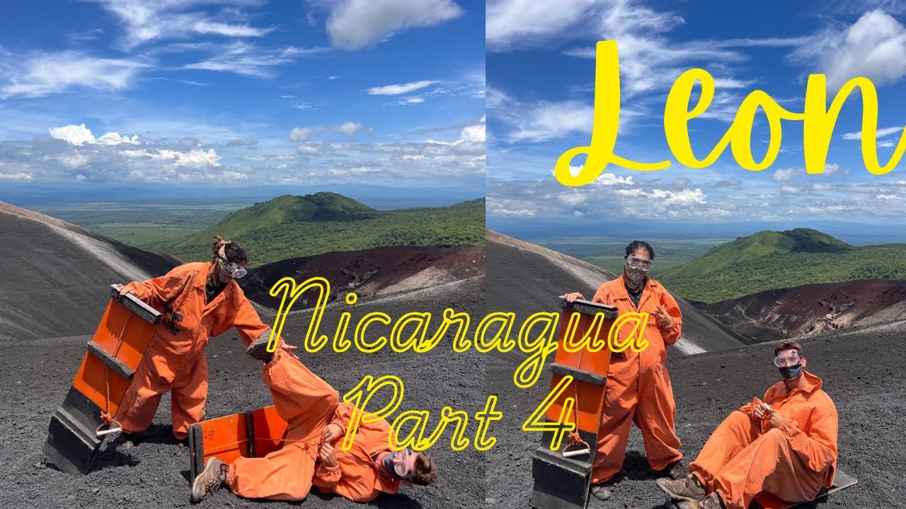 Boarding down an ACTIVE Volcano - LEON - Nicaragua Part 4