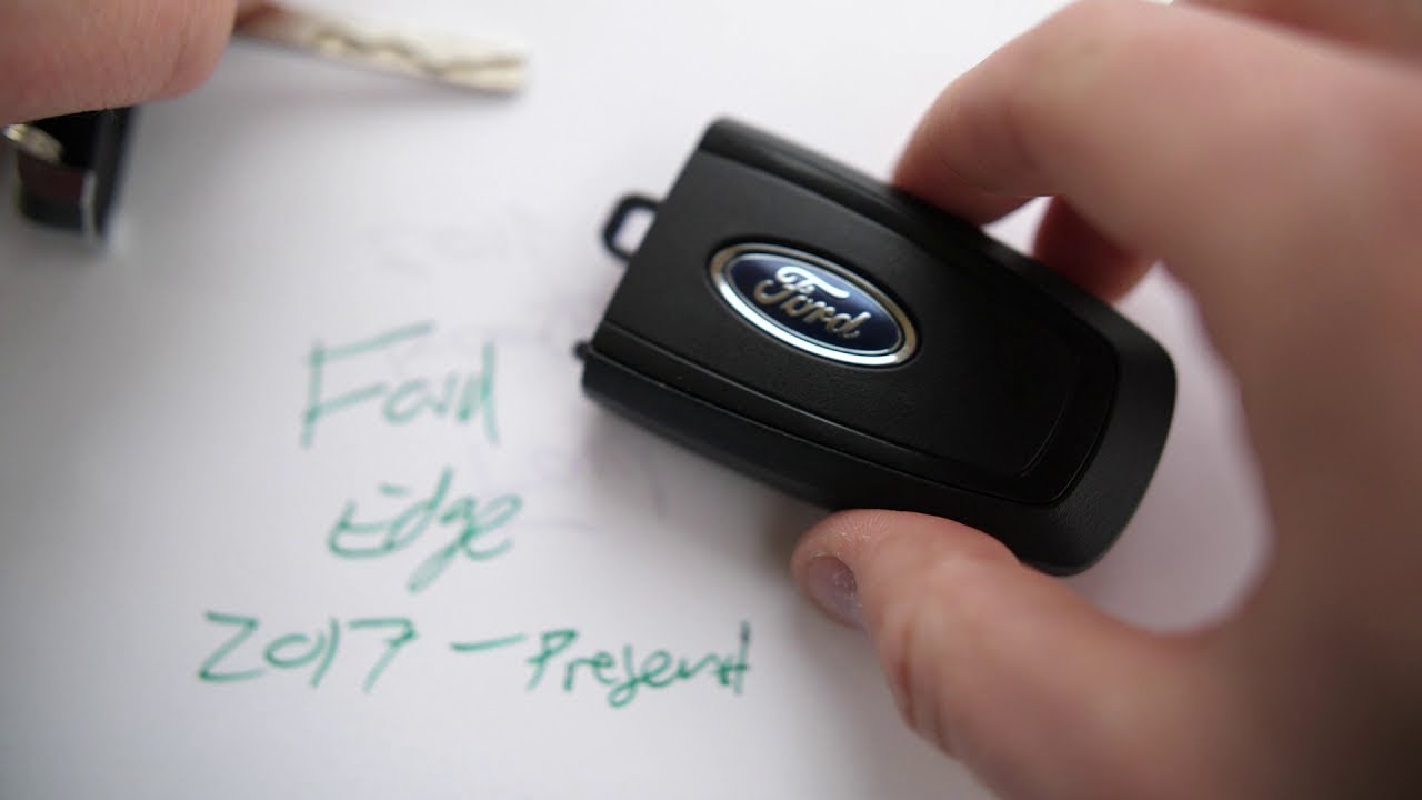 Замена батареи брелока дистанционного управления Ford Edge 2017-2024