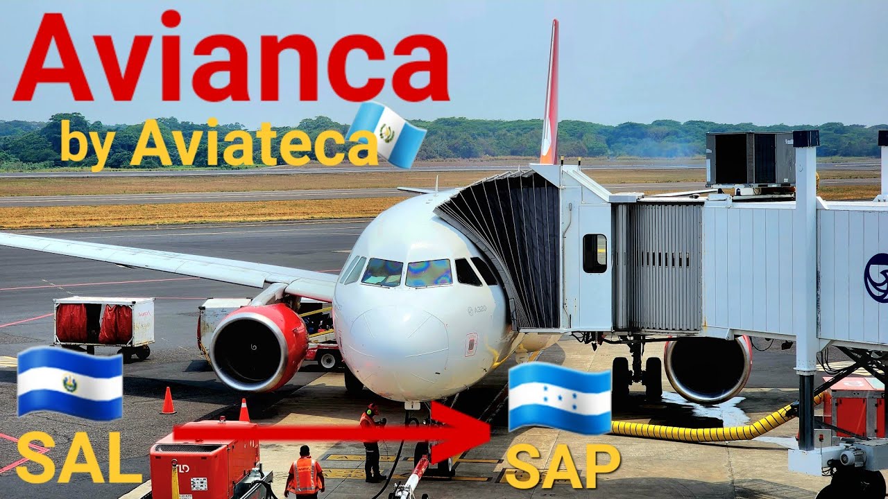 Aviateca A320 Short Haul Trip Report | San Salvador(SAL) -San Pedro Sula(SAP) |4K|