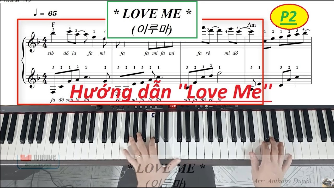 How to play ''Love Me'' - Yiruma (이루마) - Part 2 (free sheet)