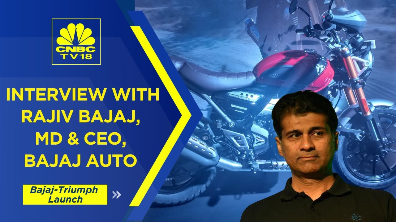 Bajaj Auto-Triumph Motorcycles Unveil New Motorcycles | Bajaj Auto's Rajiv Bajaj EXCL On This