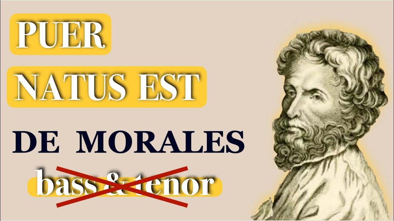 Bass &Tenor Mute - Puer natus est (Parti Singole Corali) Cristóbal de Morales