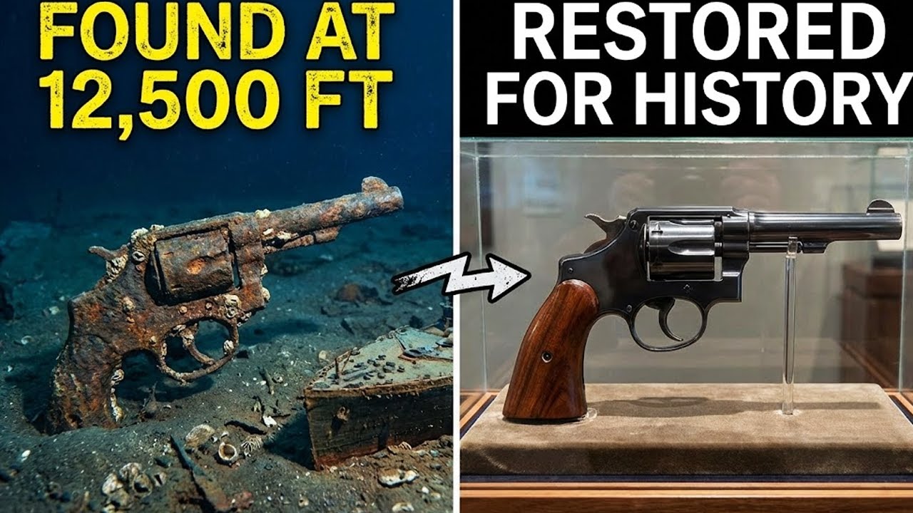 Restoring Titanic Captain's Revolver Found at 12,500 Feet Deep After 112 Years