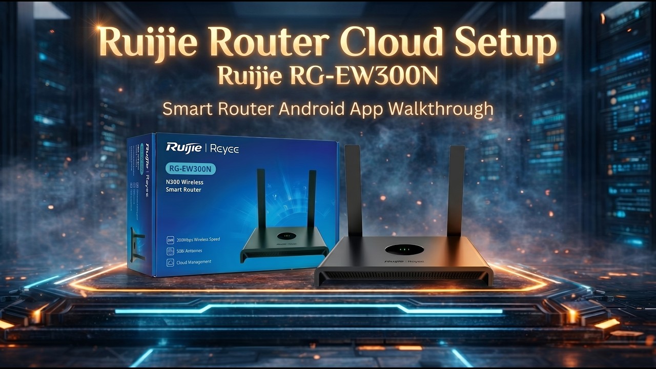 Ruijie Reyee Router Setup & Configuration: Cloud And Remote Management Setup Guide