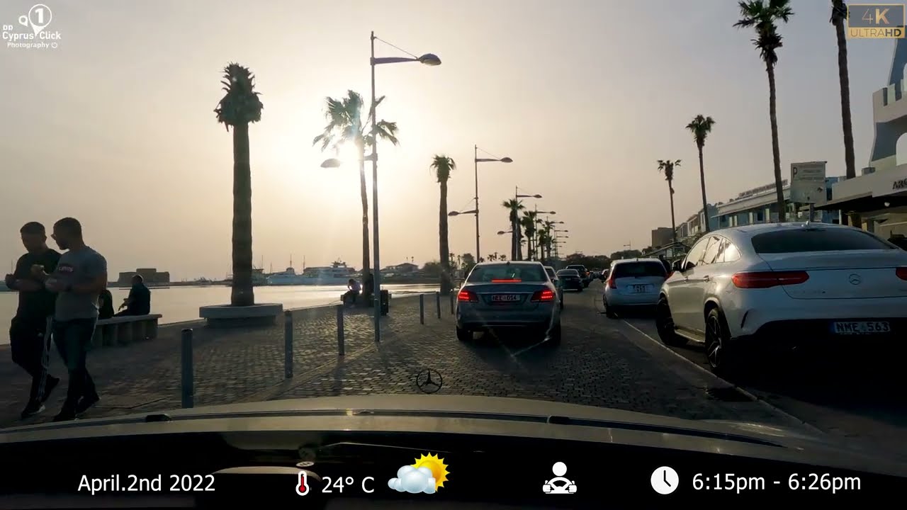 Paphos Cyprus| Kato Paphos ||Saturday April.2nd 2022 | 4k-60fps