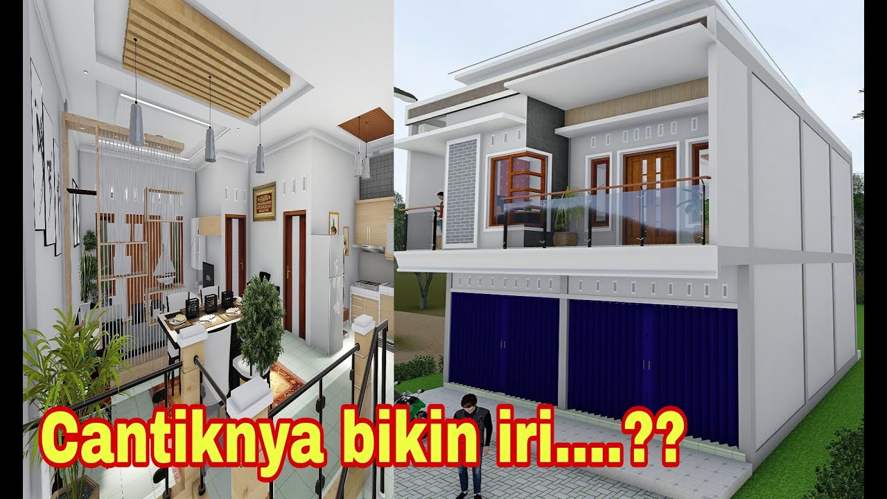 Bikin iri..!!Rumah dan toko minimalis 8x9 ini Super cantik||Ruko 2 lantai