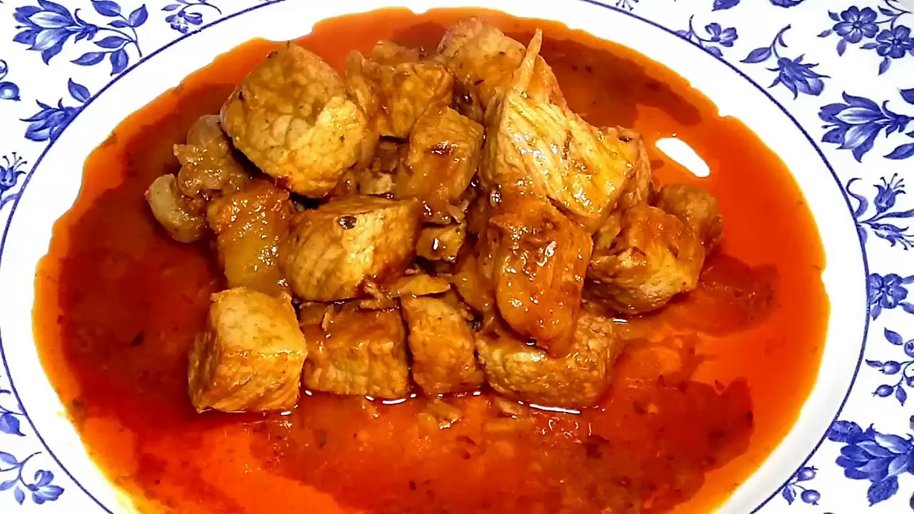 Carne en adobo o Magro en adobo al estilo de extremadura (A mi manera)