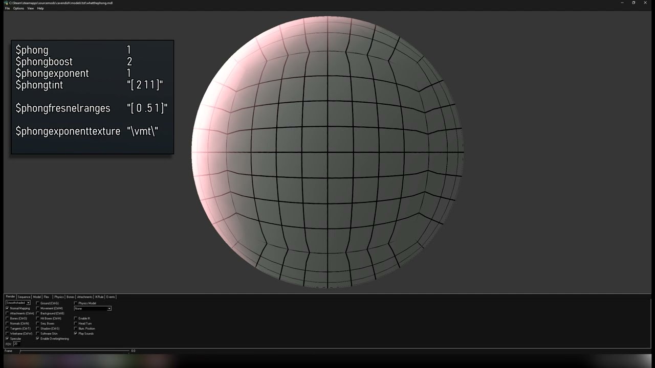Phong Materials in the Source Engine