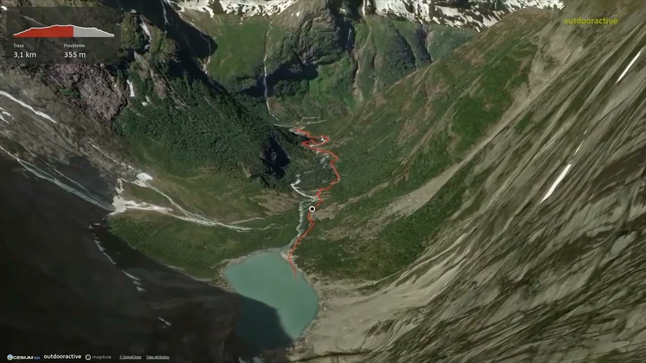 Briksdalsbreen ∆ hiking trails ∆ 3d-trail.com/norway/