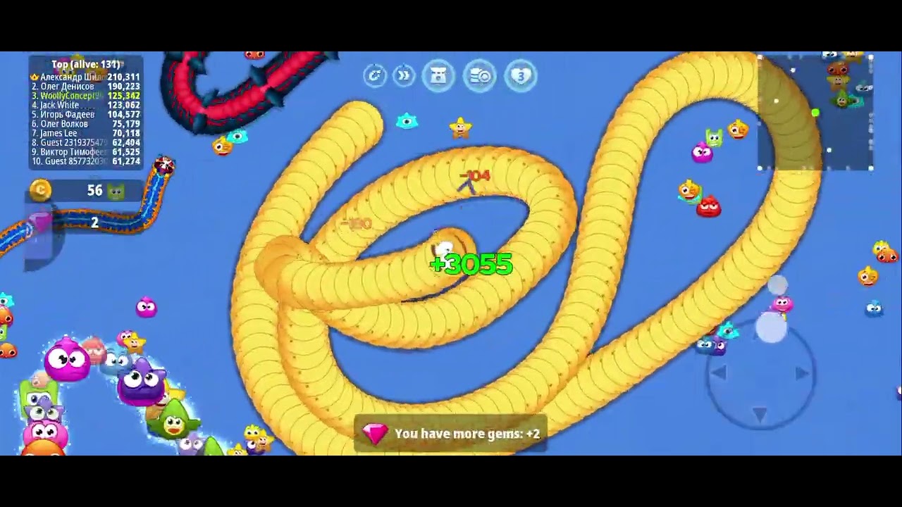 New Worms zone snake gaming #wormszone #new #viral #youtube #gaming #snake #video 