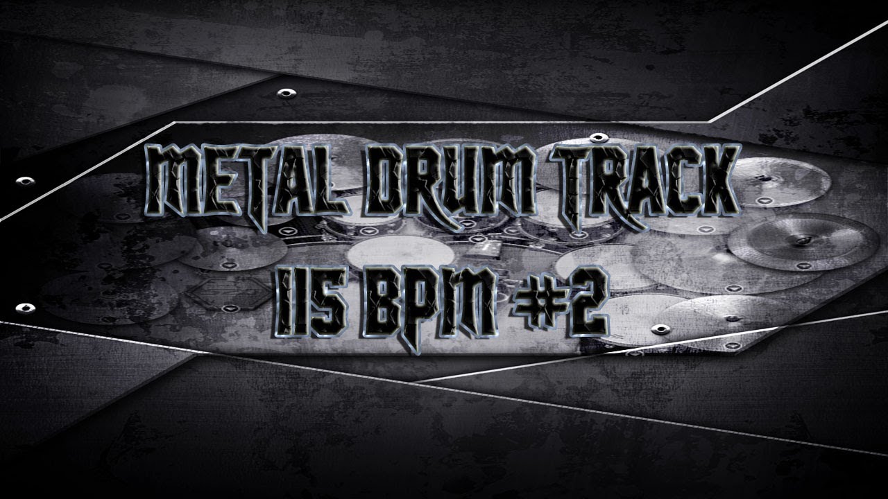 Groovy Heavy Metal Drum Track 115 BPM | Preset 2.0 (HQ,HD)