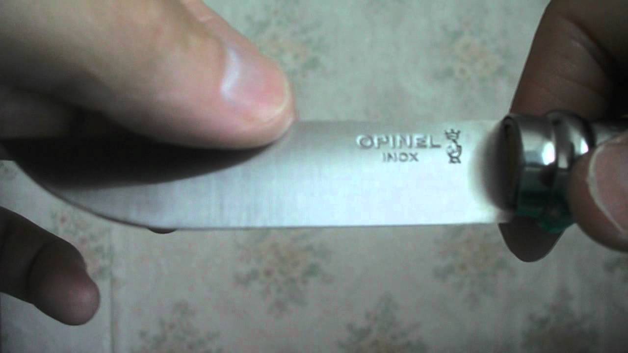 Opinel № 8 и его пропитка льняным маслом