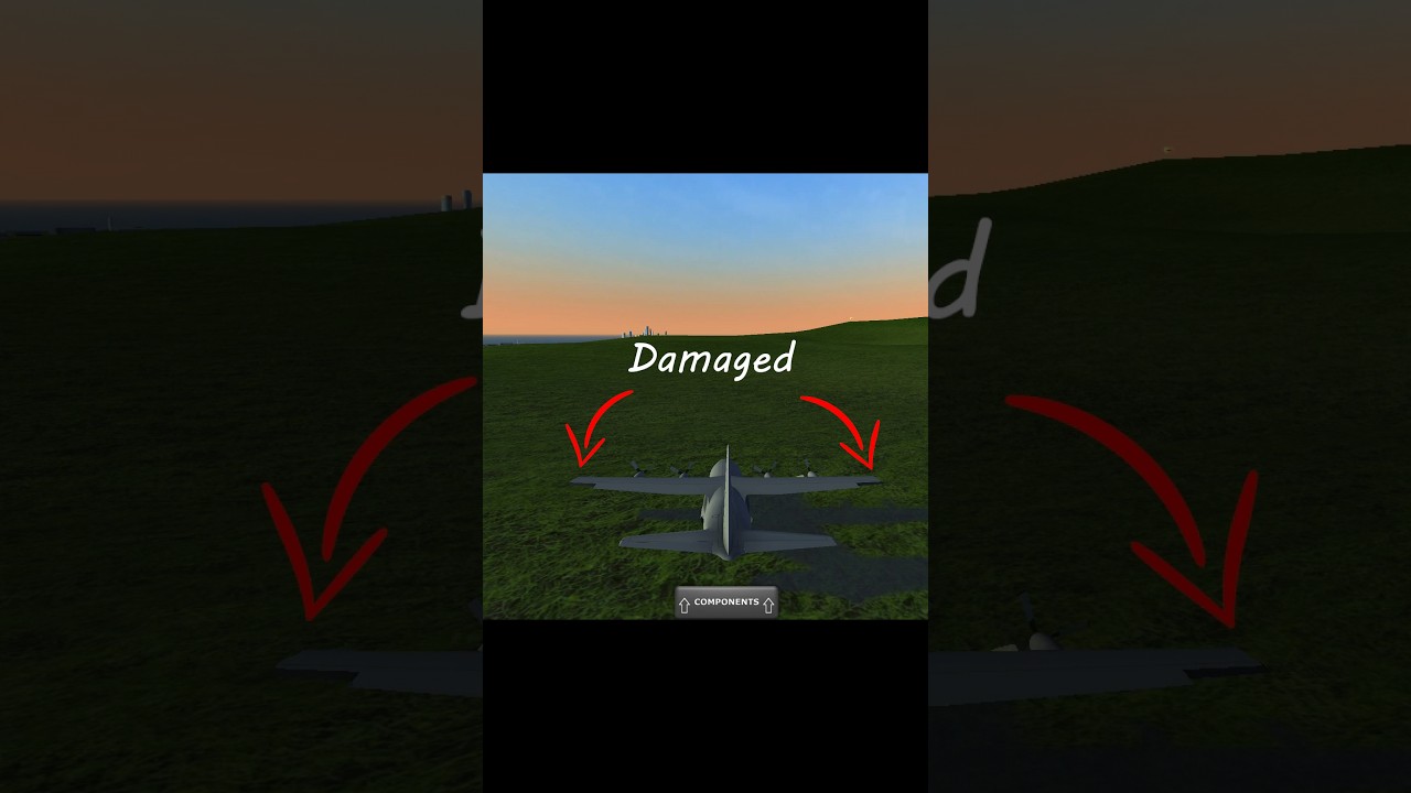 Can we fly with damaged wings?  || Turboprop Flight Simulator