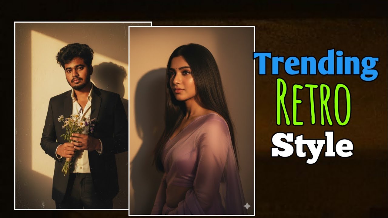 Trending Ai Retro Style Vintage PhotoEditing Prompts |Google Gemini ViralPhoto Editing in tamil