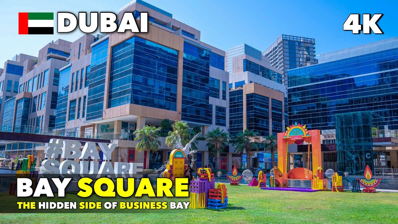🇦🇪This is Bay Square – The Hidden Side of Business Bay, Dubai!