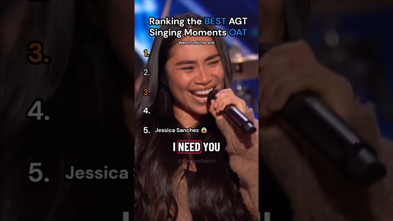 Ranking the BEST AGT Singing Moments OAT
