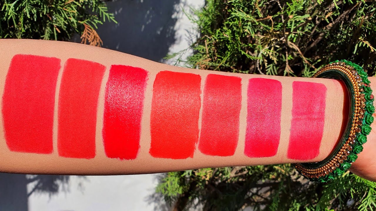 SUGAR TOP 6 LONGLASTING RED LIPSTICK FOR BRIDAL MAKEUP KIT | RARA | RED LIPSTICK FOR KERWACHAUTH |