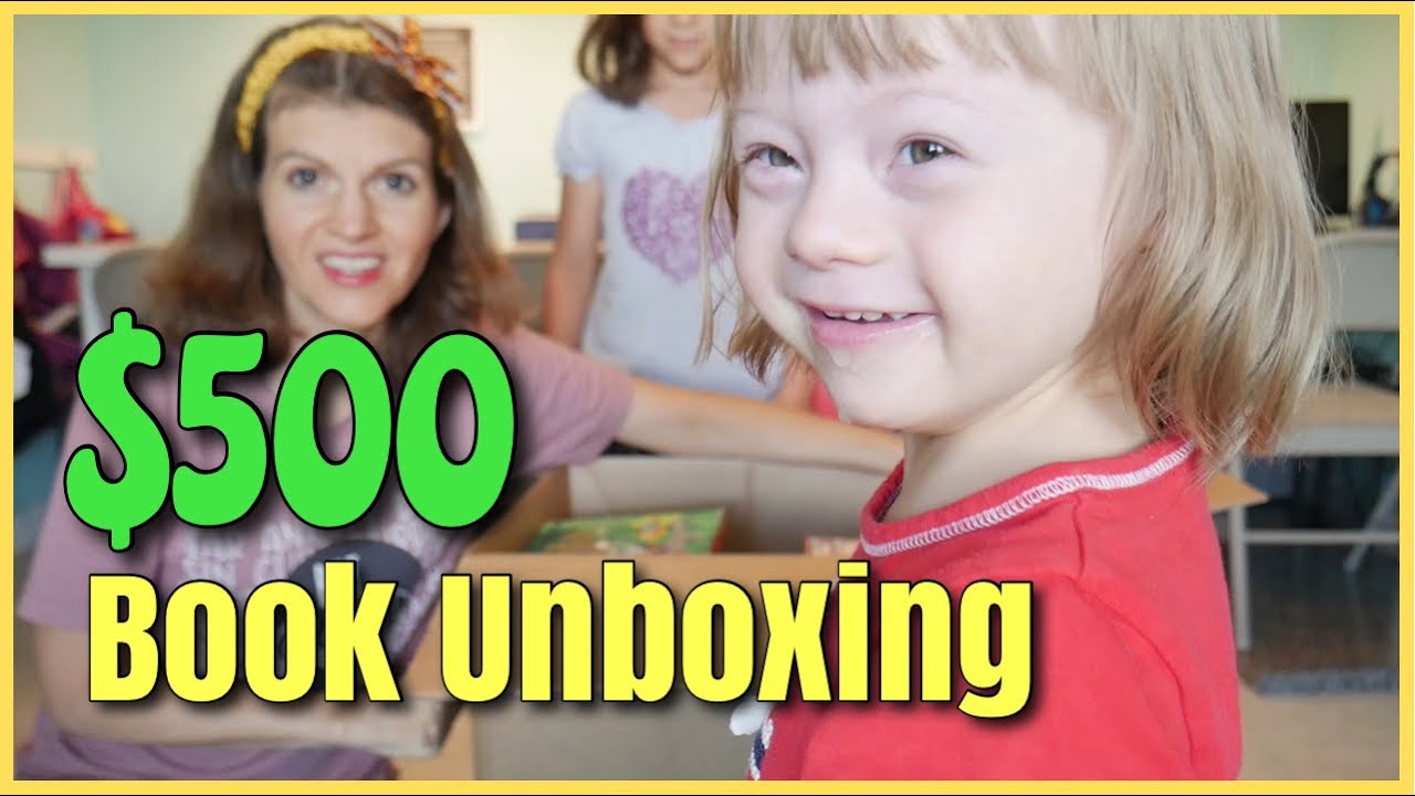 *HUGE* SUMMER BOOK HAUL & UNBOXING || Preschool Usborne Books & Special Needs Homeschooling