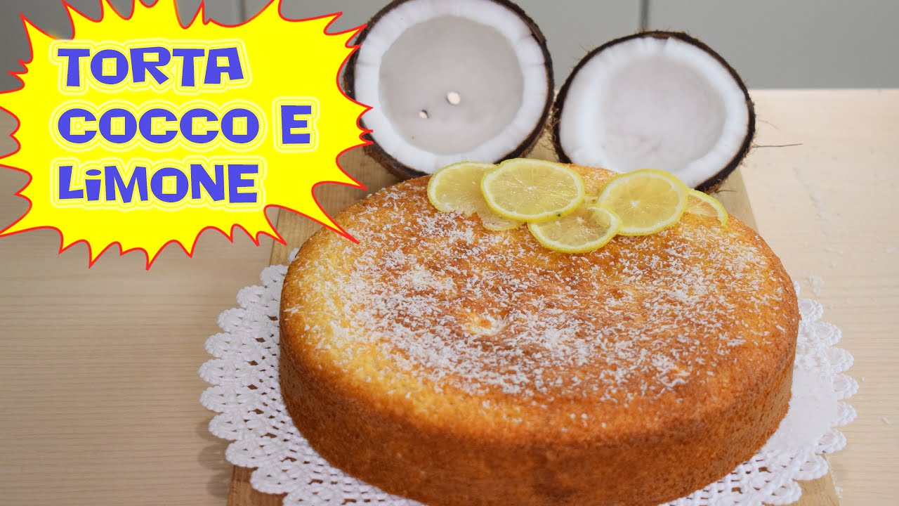 TORTA COCCO E LIMONE - Un'autentica goduria per il palato.