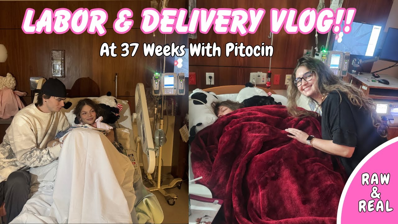 My Unexpected Labor & Delivery (Raw Footage) 😳😳😳 || SHES HERE 🎀🎀🎀