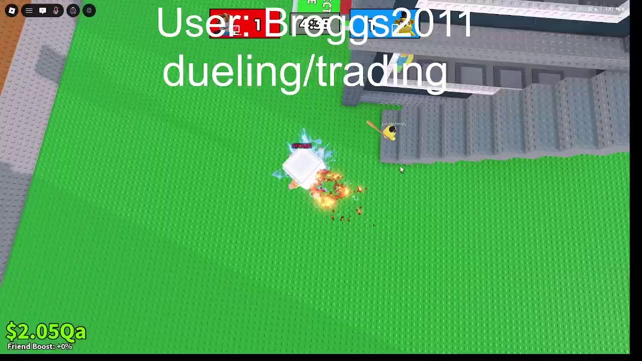 Trading and dueling in steal a brainrot