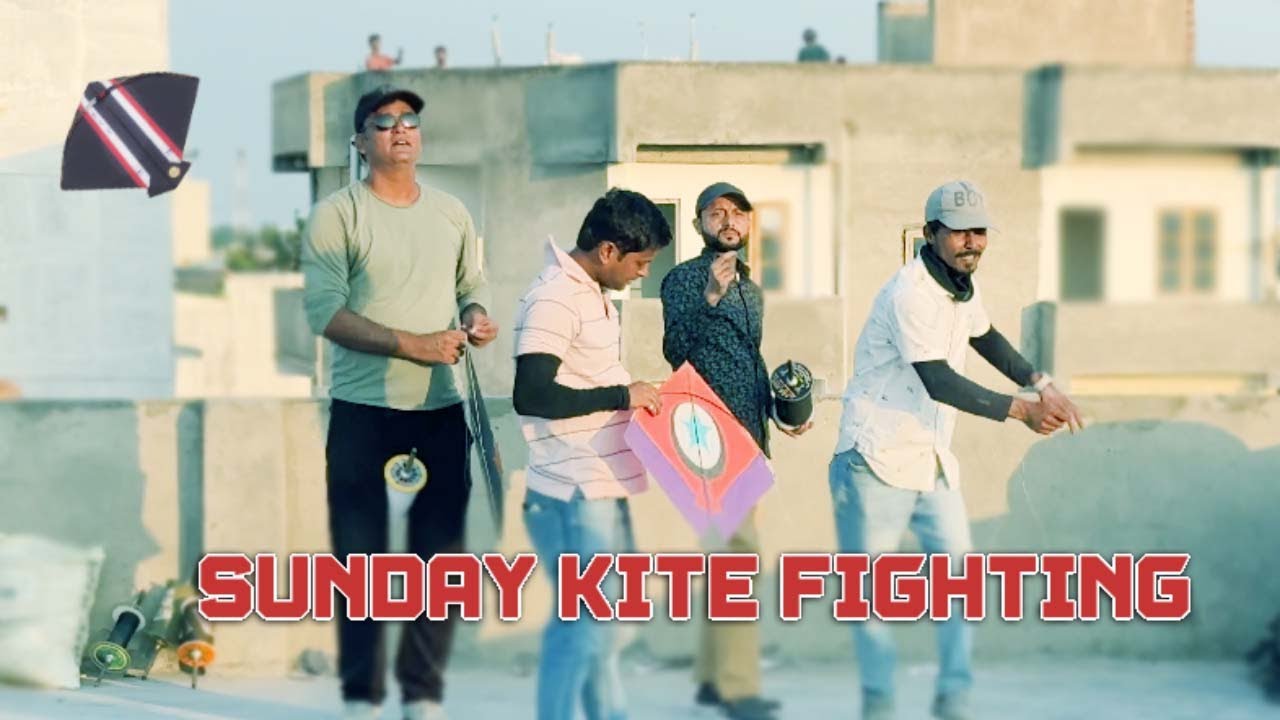 Lucknow Sunday Kite Fighting Video | Kite Video | Kite Fighting Tricks