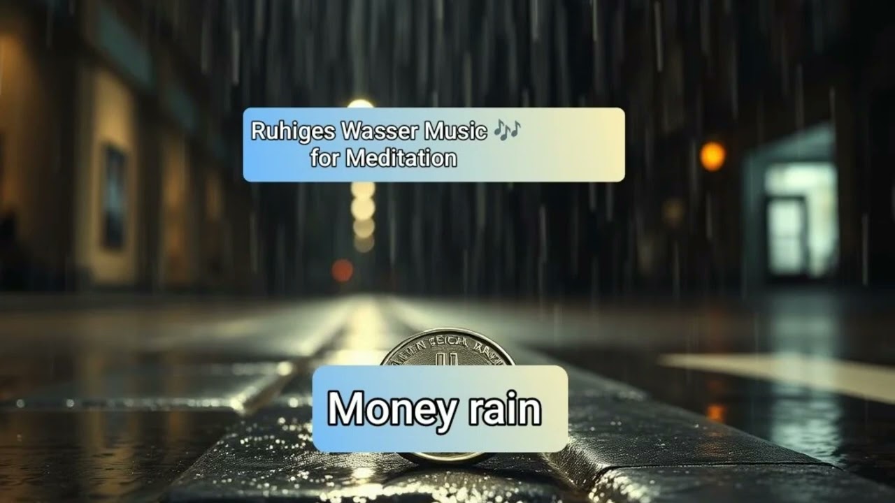 Money rain Ruhiges Wasser Music 🎶 for Meditation #changeyourmindsetchangeyourlife #health #mantra 