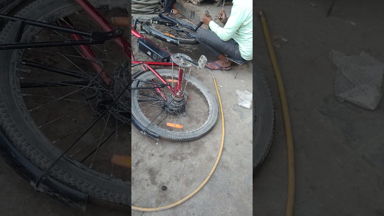 साइकिल का फिता किसे किसे ठीक करने आता है ?