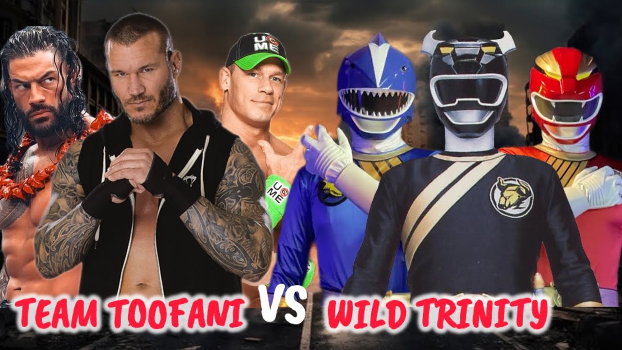 Team Toofani vs Red • Blue • Black Wild Force Rangers | Power Clash