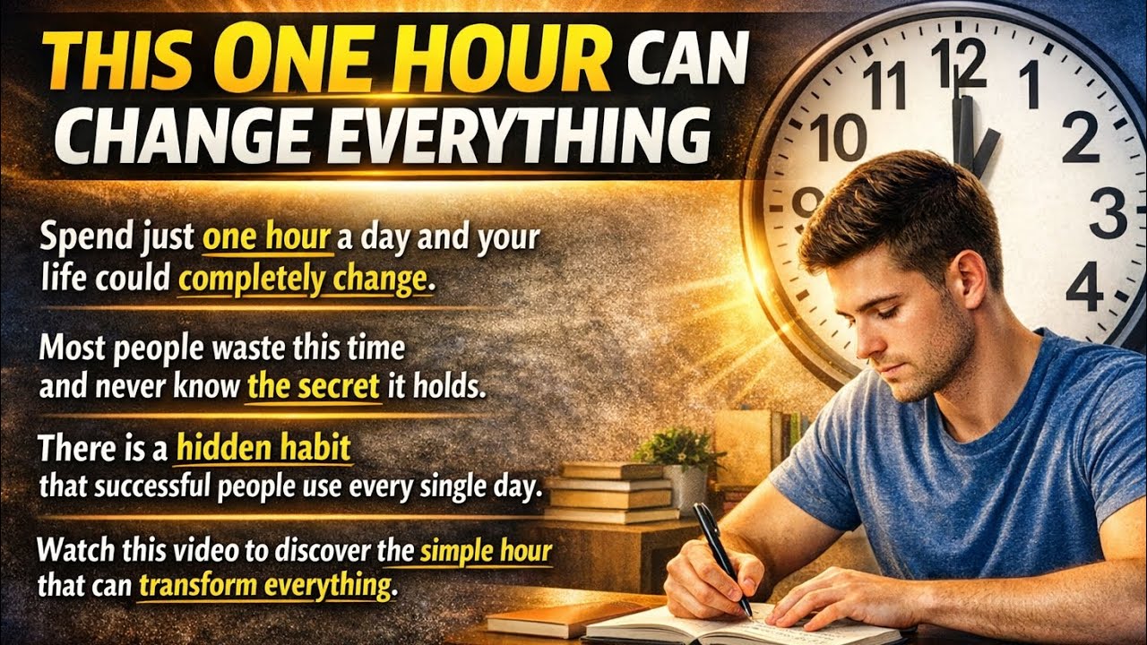 This 1 Hour Will Change Your Life Forever 🔥⏰ | A2–B1 English Story | Learn English Through Story 