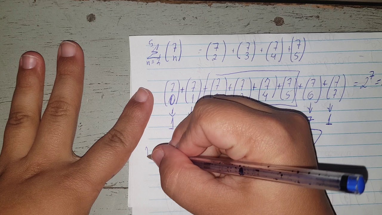 Bin&ocirc;mio de Newton somat&oacute;ria