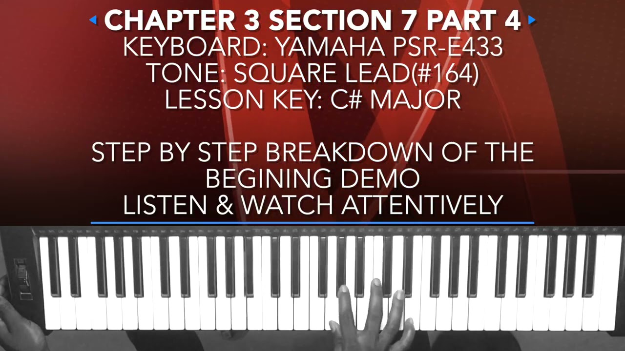Part 4. How to play the second keyboard during Worship. GH Worship Masterclass By Pianoafrik 2021