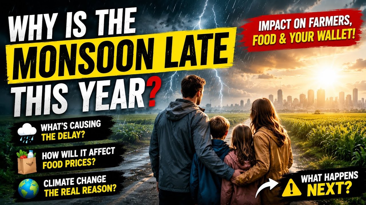 Why Is The Monsoon Late This Year? The Real Reason Explained