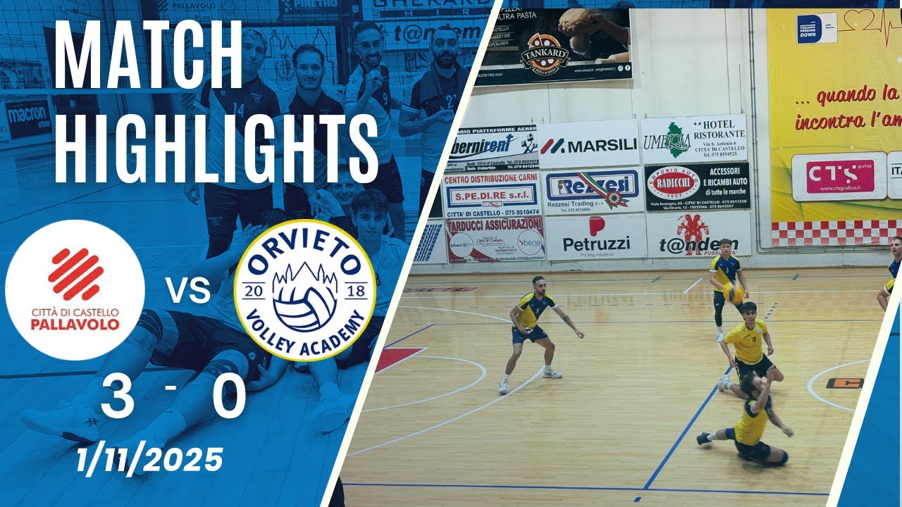 Serie C  - Città di Castello vs Orvieto Volley Academy