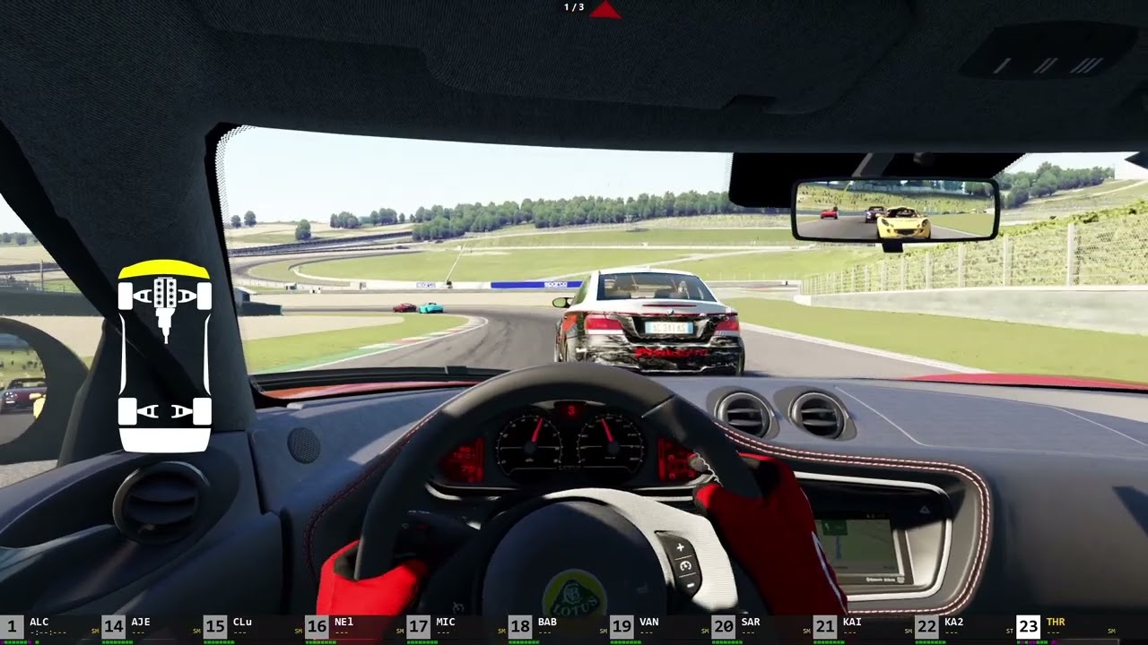 Assetto Corsa First Lap | Lotus Evora S at Mugello Circuit
