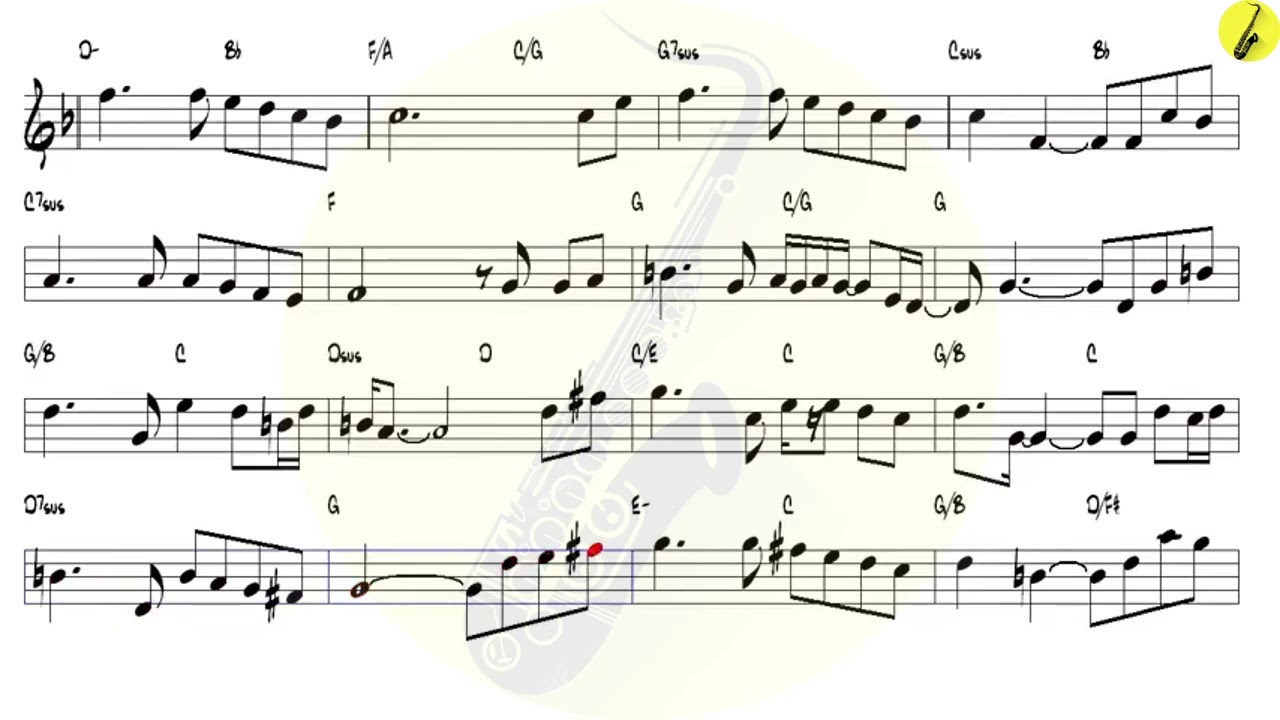 You Raise Me Up Josh Groban  - Tenor Sax