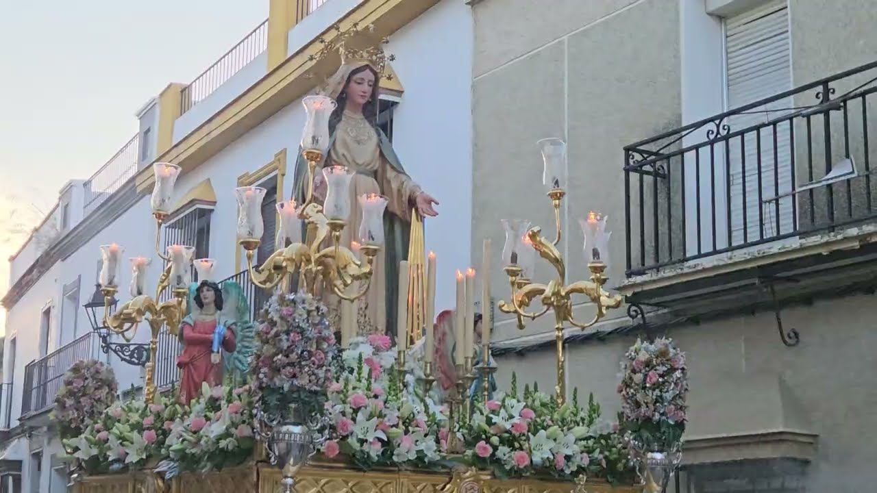 Virgen Inmaculada de la Medalla  Milagrosa hacia calle Olmedo - Marchena 2025