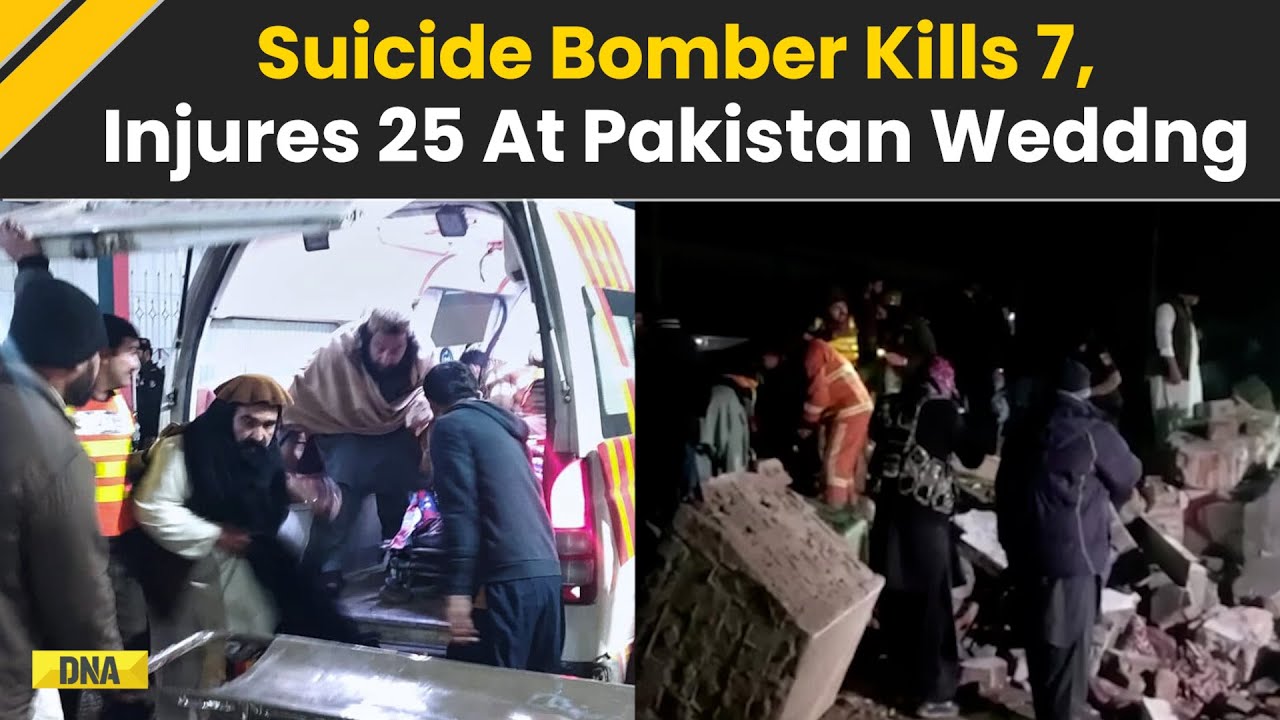 Pakistan News: Wedding Turns Tragic After Suicide Bomber Kills 7, Injures 25 In Pakistan | BREAKING
