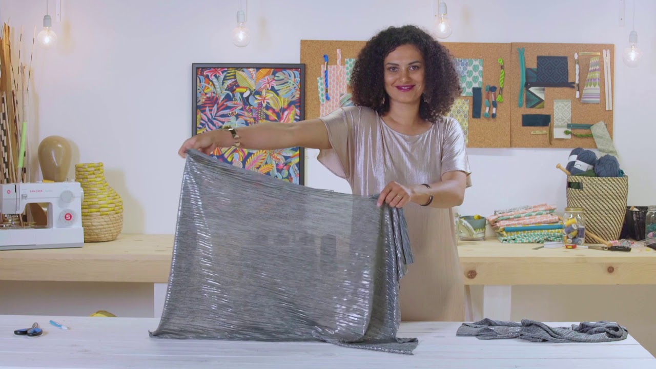 Comment créer le patron d'une robe de soirée à partir d'un t-shirt ?