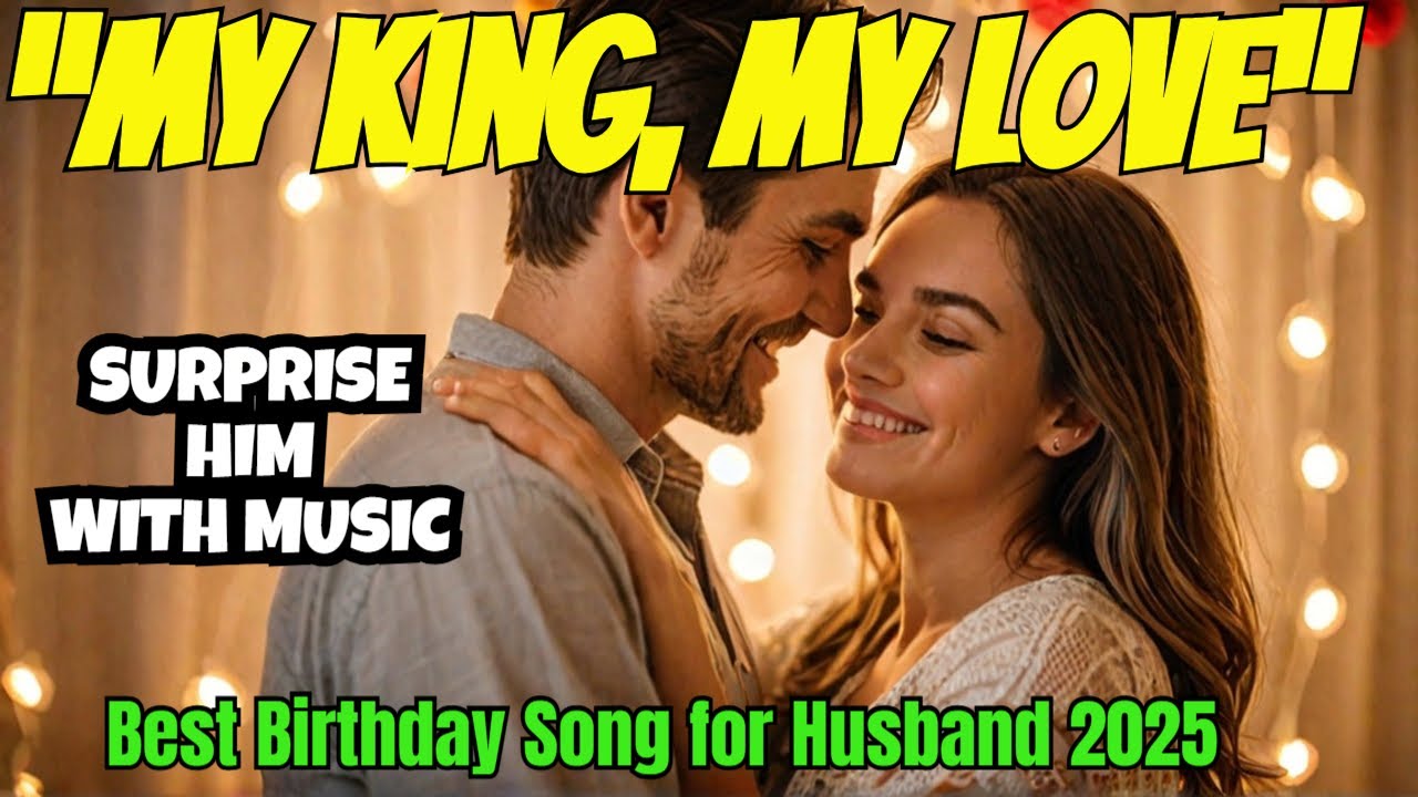“My King, My Love” | Best Birthday Song for Husband 2025 ❤️ | Romantic Birthday Surprise Song 🎂